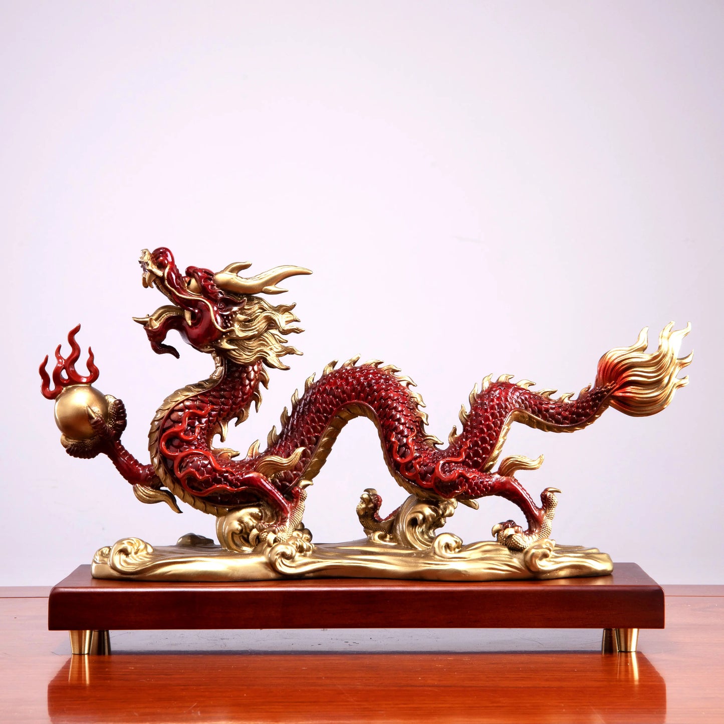 Bronze Dragon Statue