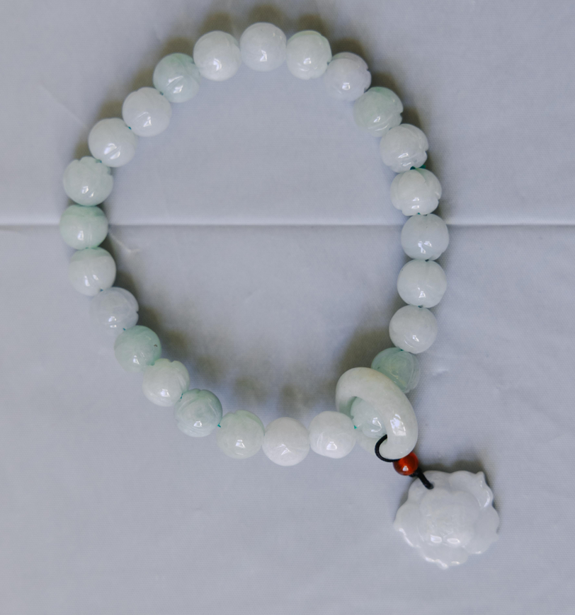 Jade Bead Jewelry Set