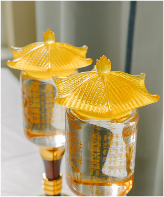 Buddhist Temple Blessing Lamps (Set of 2)