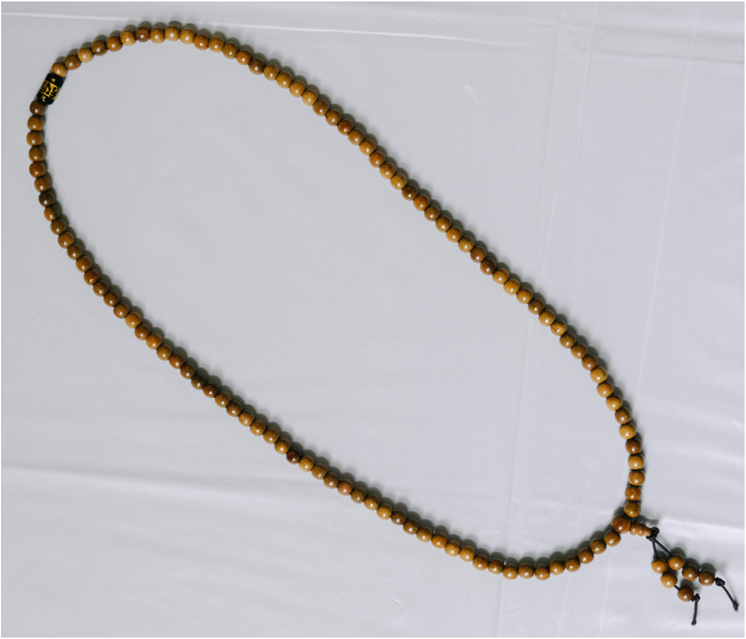 Yellow Wooden Prayer Beads