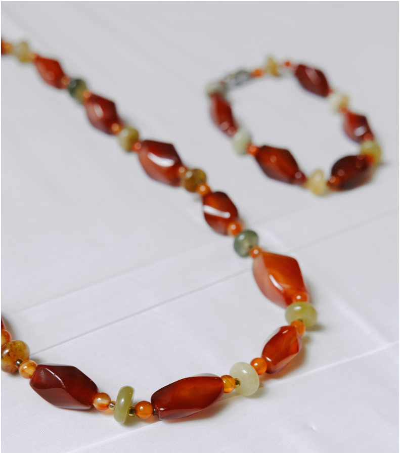 Diamond Cut Red Elegance Bracelet