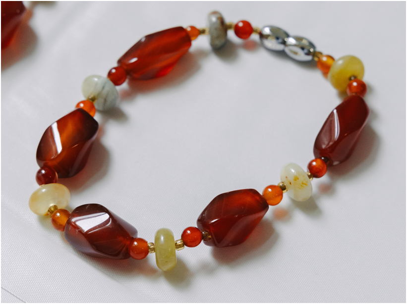 Diamond Cut Red Elegance Bracelet