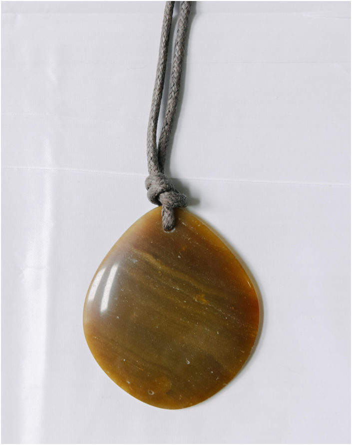 Natural Agate Stone Pendant Necklace
