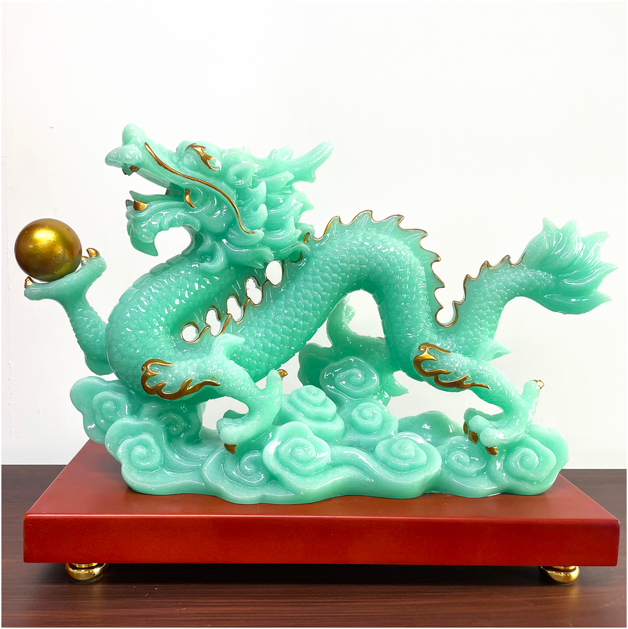 Golden Dragon Statue