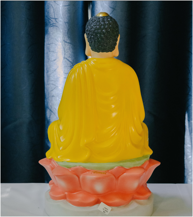 Buddha Statue - Serenity in Yellow