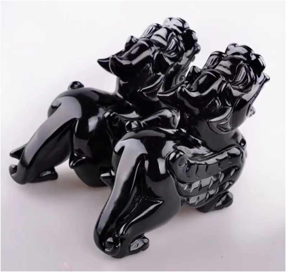 Obsidian Guardian Pixiu Pair