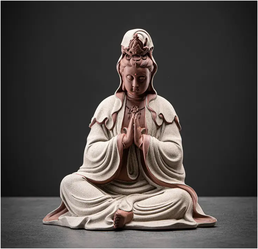 Guanyin Bodhisattva Ceramic Statue
