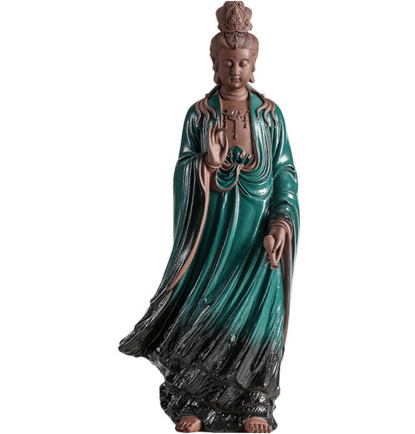 Elegant Standing Guanyin Statue