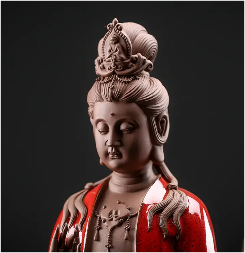 Elegant Standing Guanyin Statue