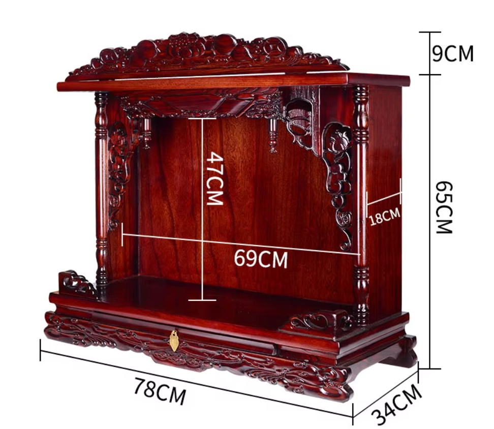 Small handmade wood shrines