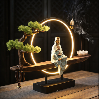 Guanyin Night Lamp Incense Burner