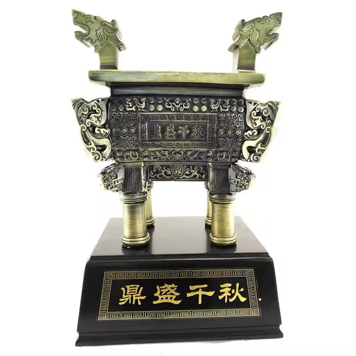 Ding Square Resin Incense Burner