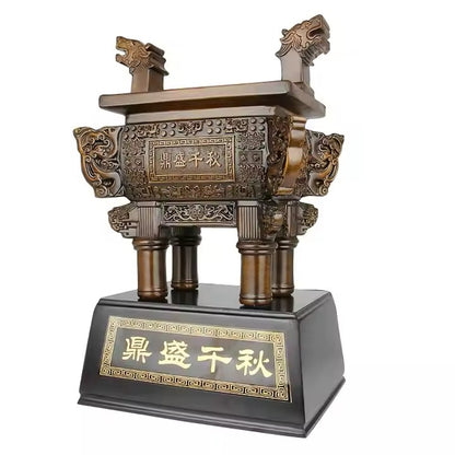 Ding Square Resin Incense Burner
