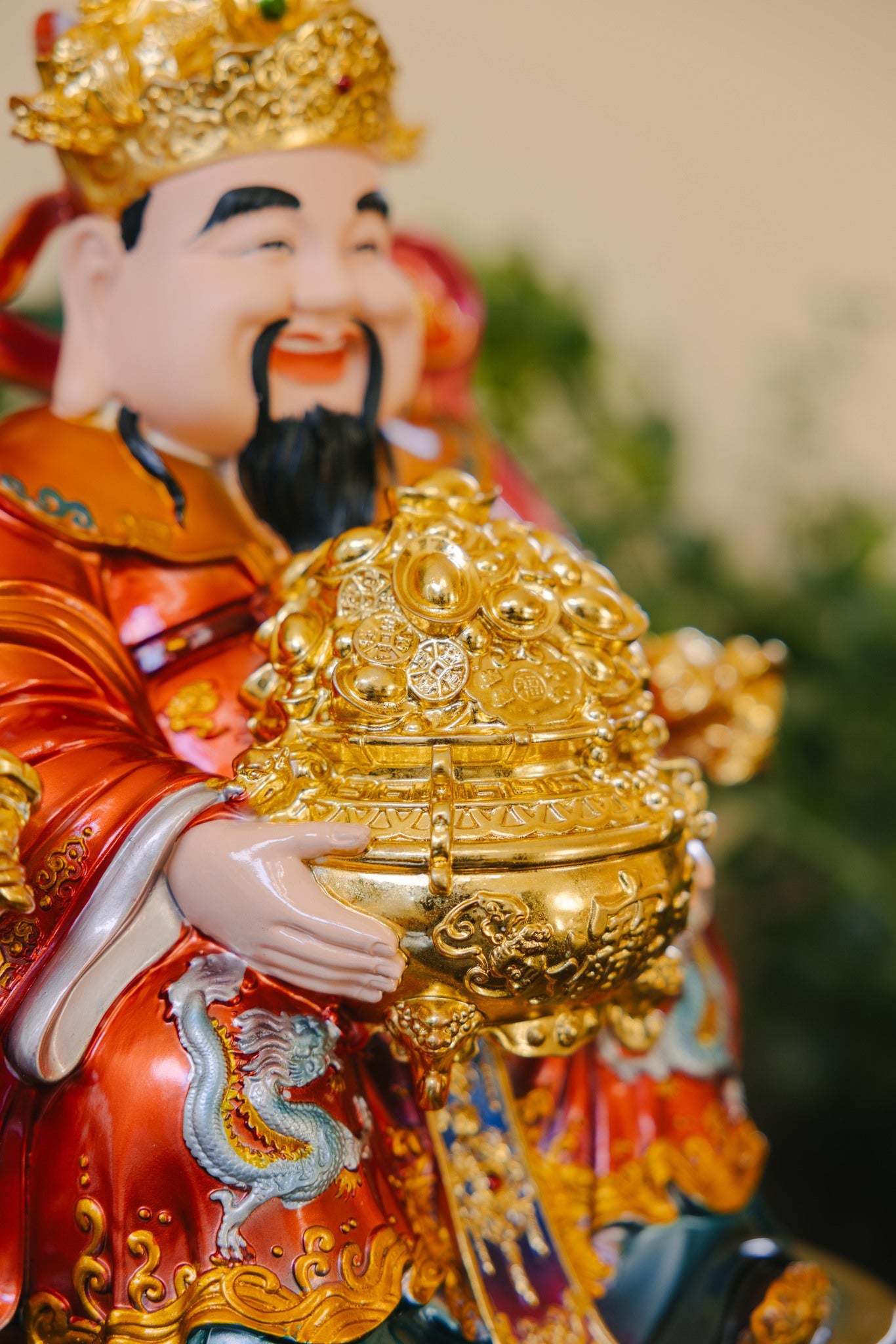 God of Wealth Buddha Statue