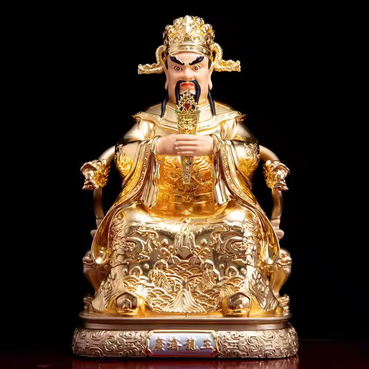 Pure Copper God Of Wealth Statue