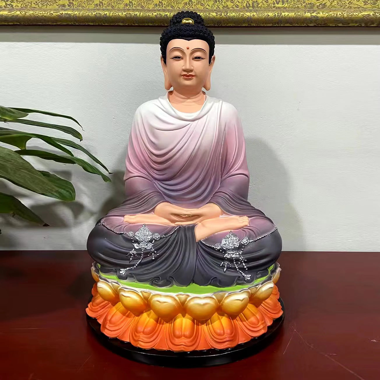 Sakyamuni Buddha Guanyin Bodhisattva Dizang King Maitreya Buddha Enshrines Statue