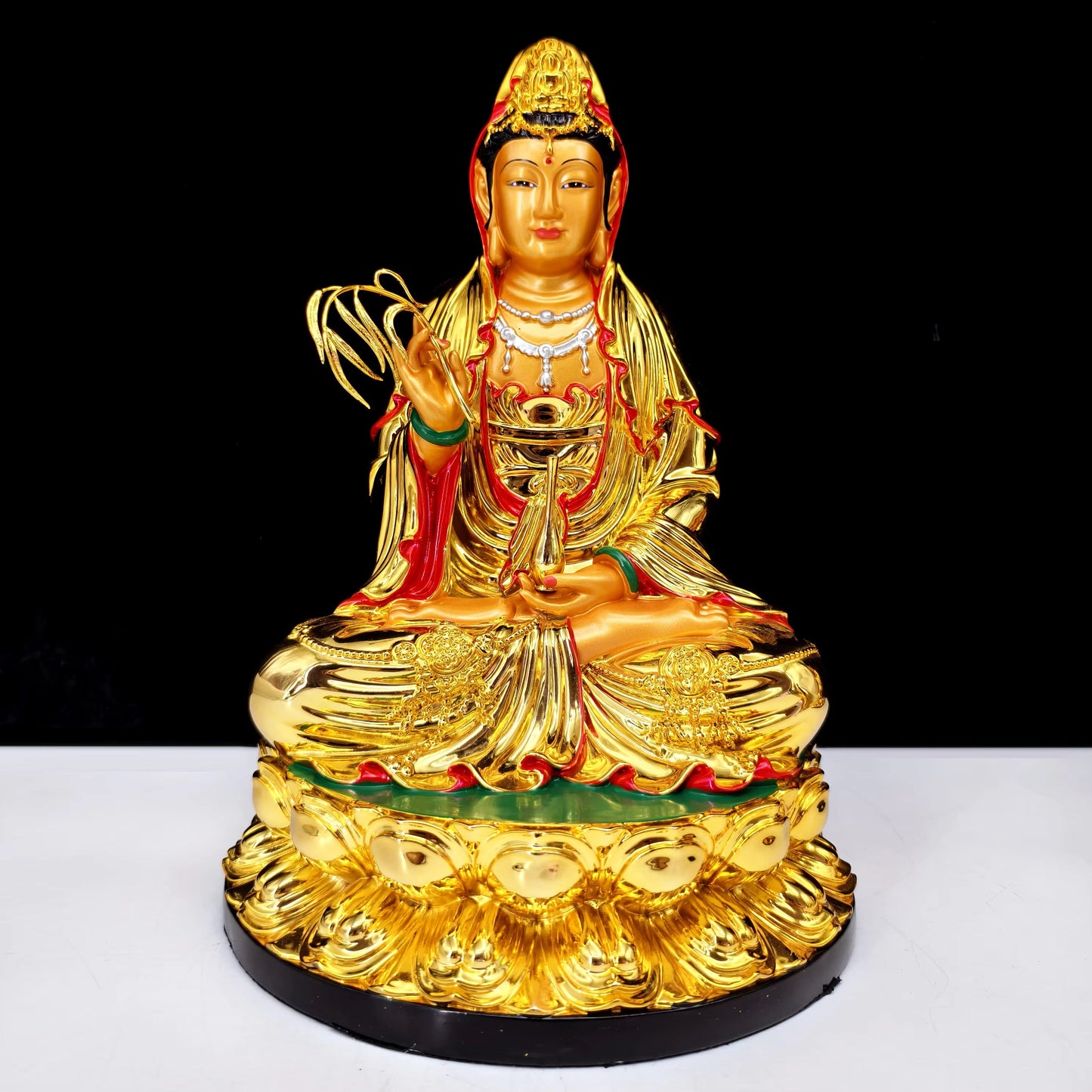 Whole Hall Buddha The Buddha Avalokitesvara Three Treasures Buddha Sakyamuni Statue