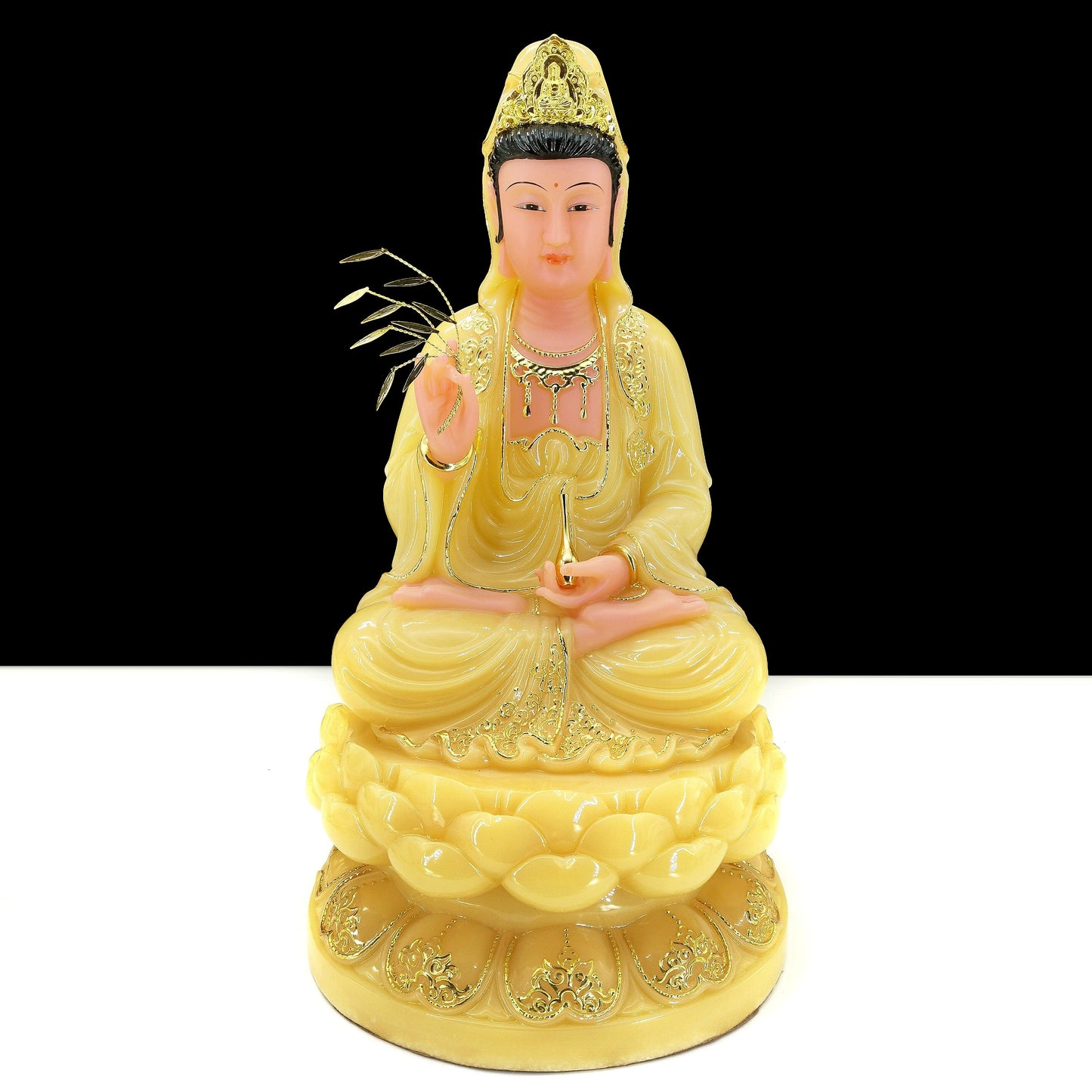 Guanyin Bodhisattva Resin Statue