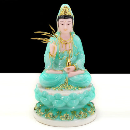 Guanyin Bodhisattva Resin Statue