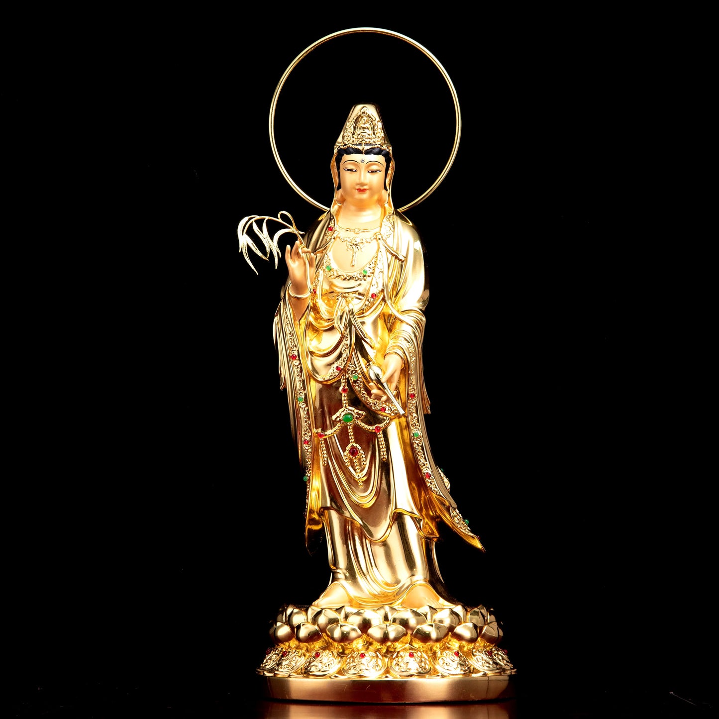 Ornaments Western Three Sacred Buddha Statues