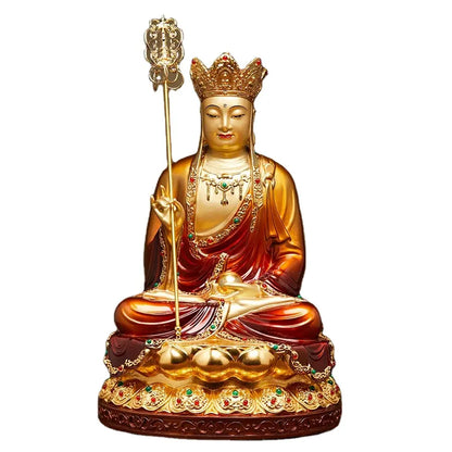 Pure Copper Dizang King Bodhisattva Statue