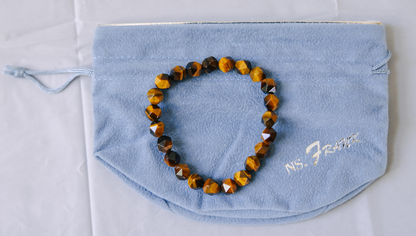 Faceted Tiger's Eye Gemstone Bracelet