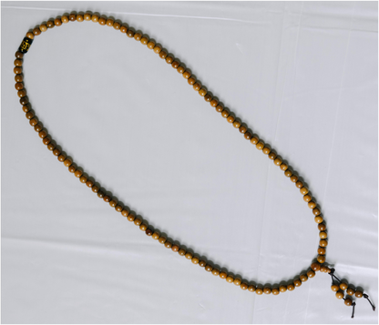 Yellow Wooden Prayer Beads