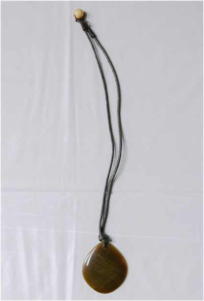 Natural Agate Stone Pendant Necklace