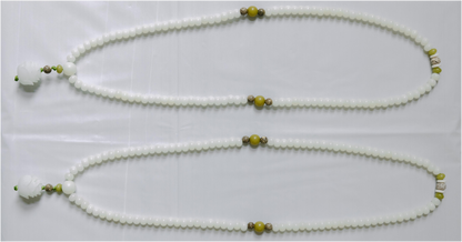 Elegant Serenity Jade Mala Beads Necklace