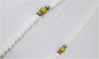 Elegant Serenity Jade Mala Beads Necklace