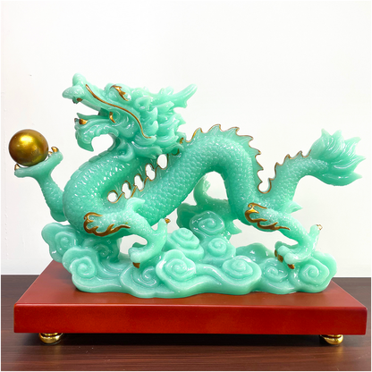 Golden Dragon Statue
