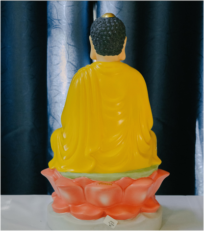 Buddha Statue - Serenity in Yellow
