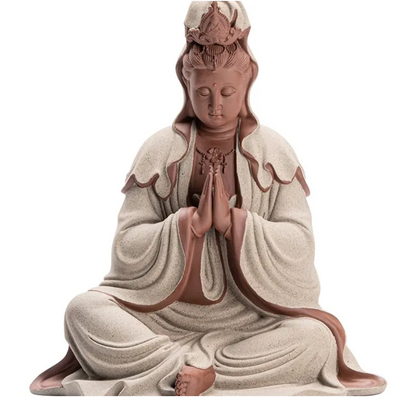Guanyin Bodhisattva Ceramic Statue