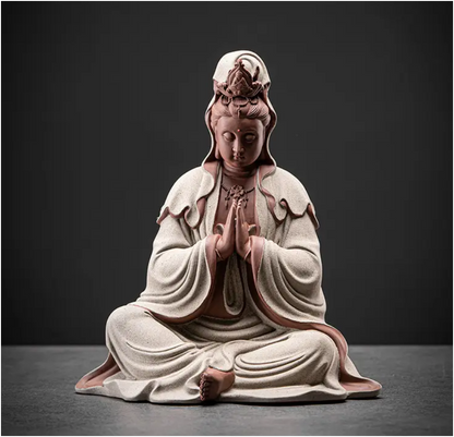 Guanyin Bodhisattva Ceramic Statue