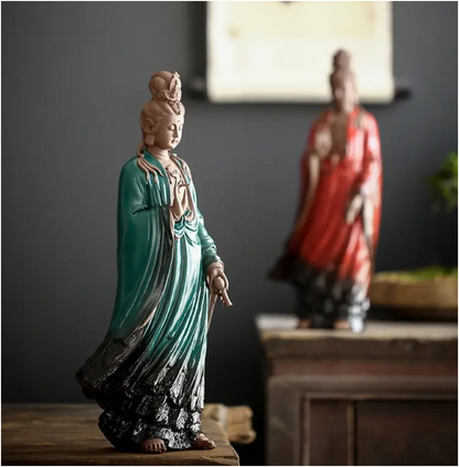 Elegant Standing Guanyin Statue