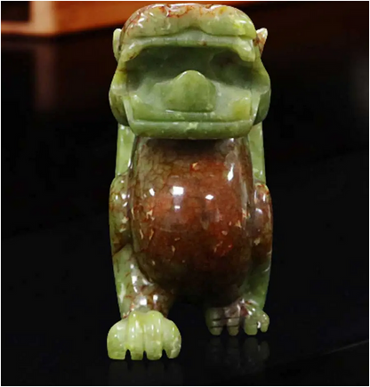 Prosperity Guardians - Twin Jade Pixiu Statues (Set Of 2)