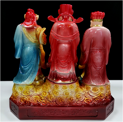 Five Roads Fortune Gods Resin Statue