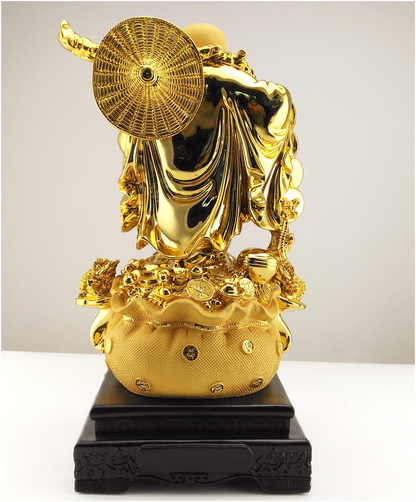 Gold Laughing Buddha