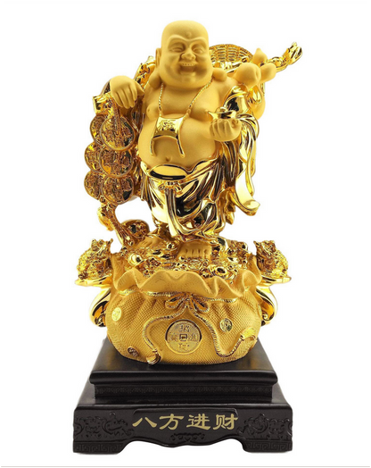 Gold Laughing Buddha