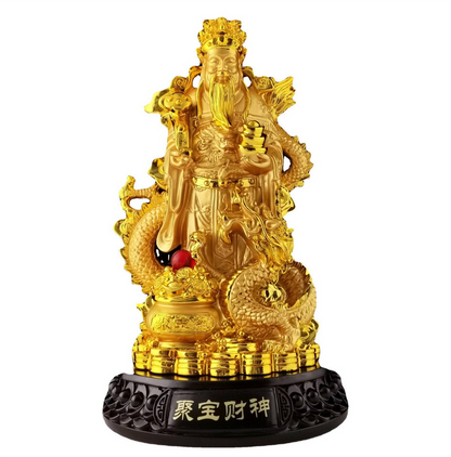 Golden Guan Yu Wealth & Protection Statue